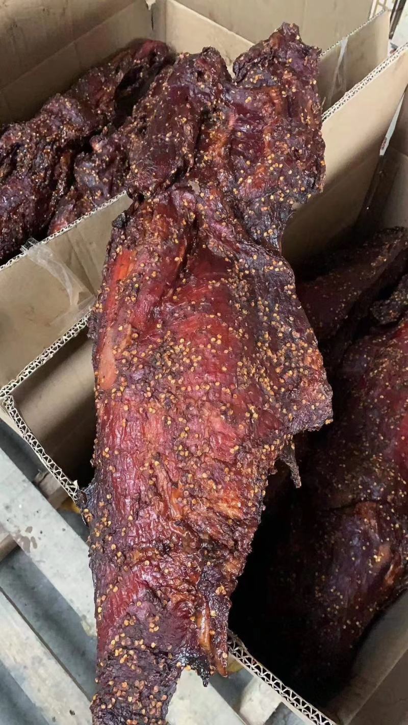 麻辣大块肉五香大块一件70斤干度好条形好价格美丽