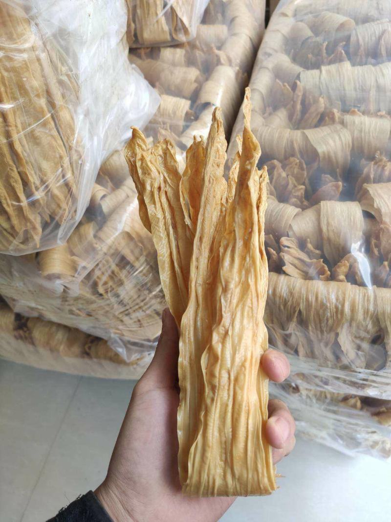 河源市和平黄豆腐竹，黄豆扁竹，无色素，货源充足，广东内包