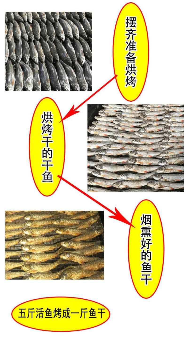 新鲜鱼干干货农家腊鱼火焙鱼柴火烟熏湖南土特产淡水小鱼干