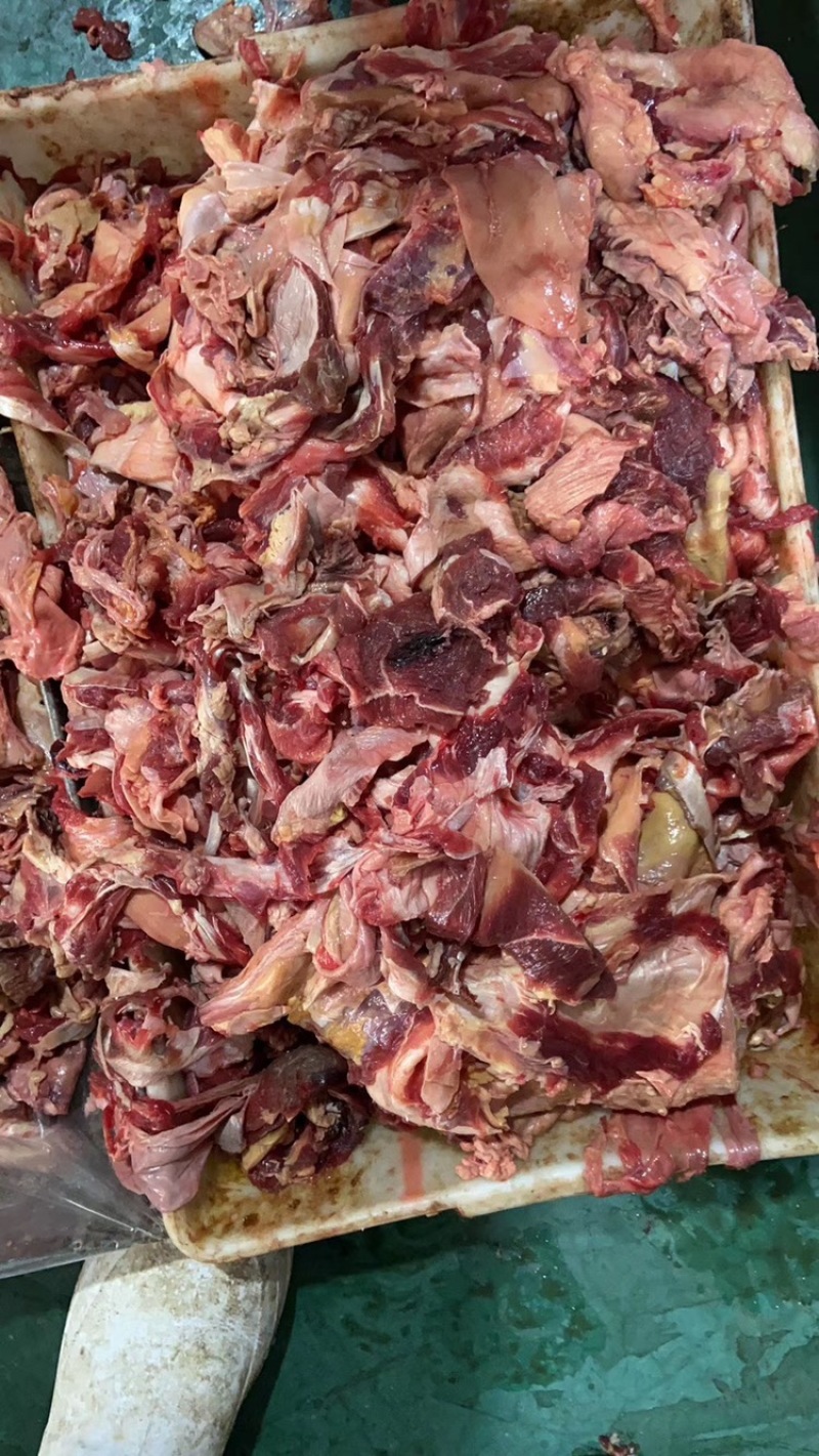 厂家直销高品质清真牛碎肉，纯干，瘦度高，肉块整，食堂可用