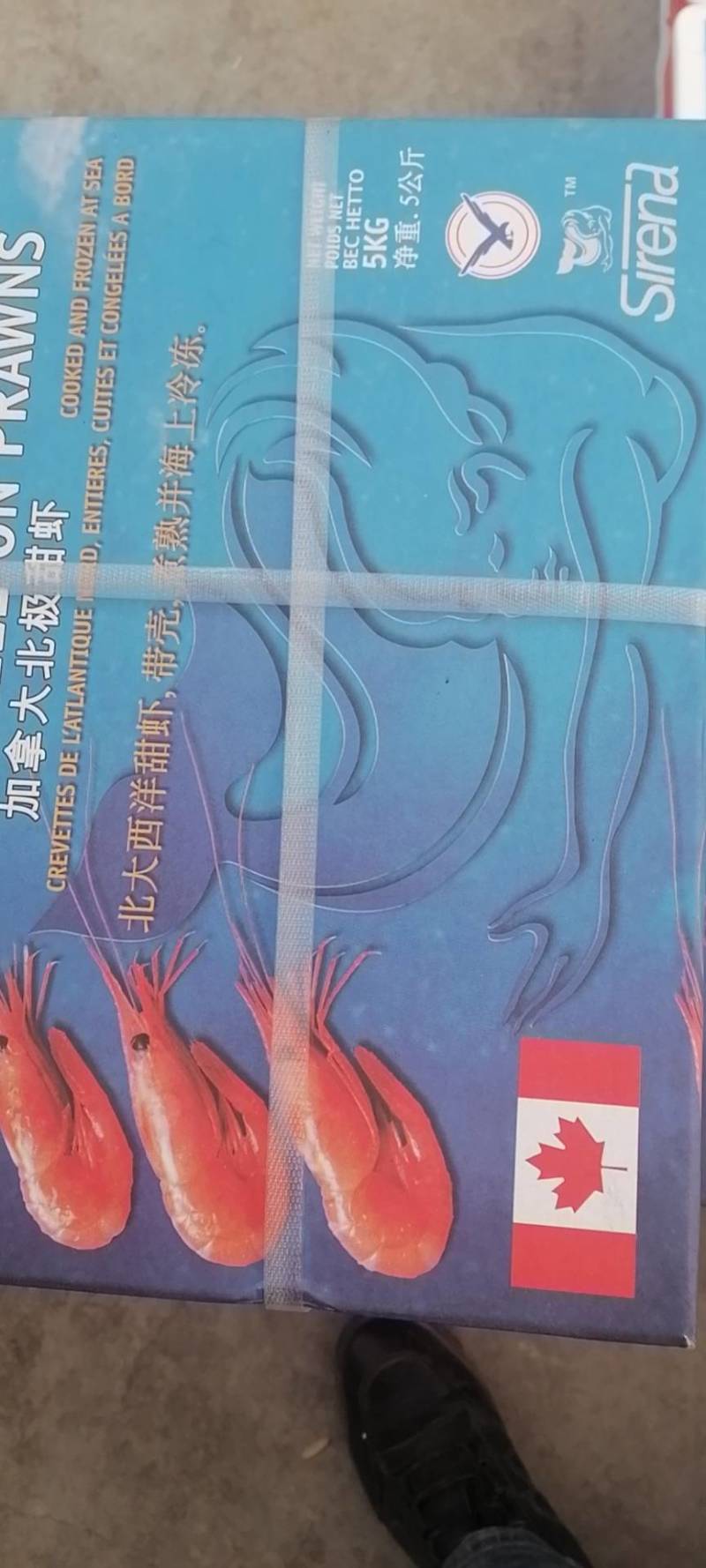 北极甜虾，四证一码，量大价优