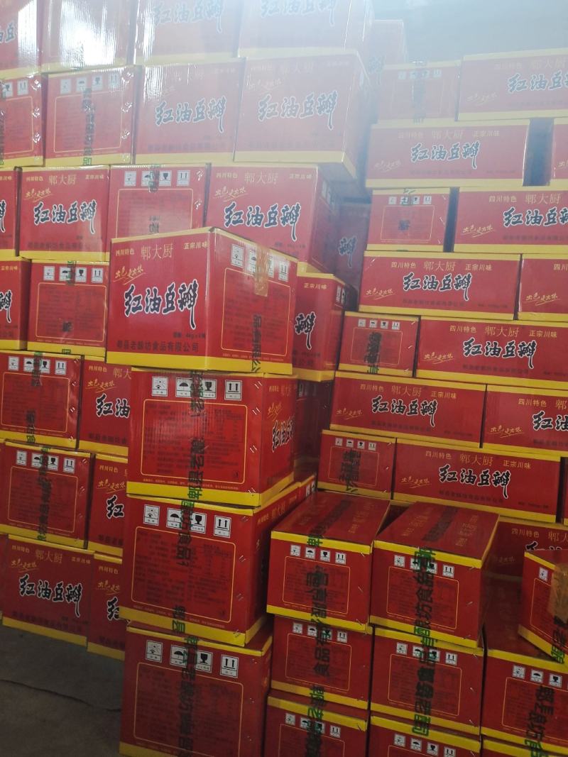 正宗红油豆瓣郫县红油豆瓣酱早市菜市超市热门产品
