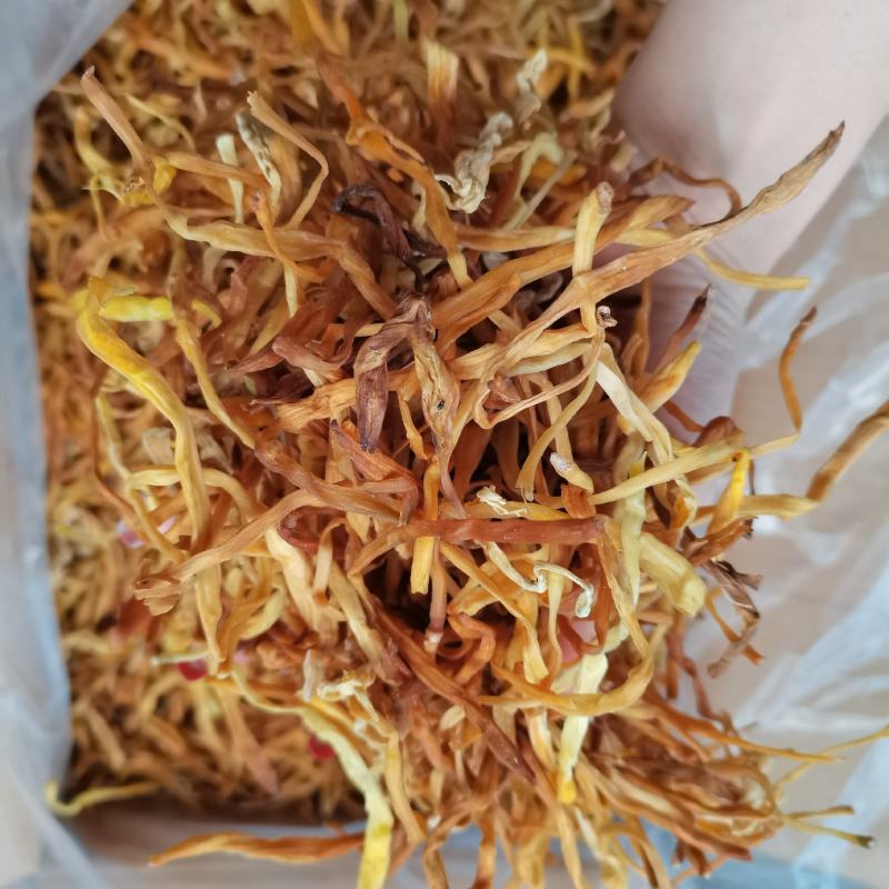 直条黄花菜一件20斤条形好颜色漂亮价格美丽