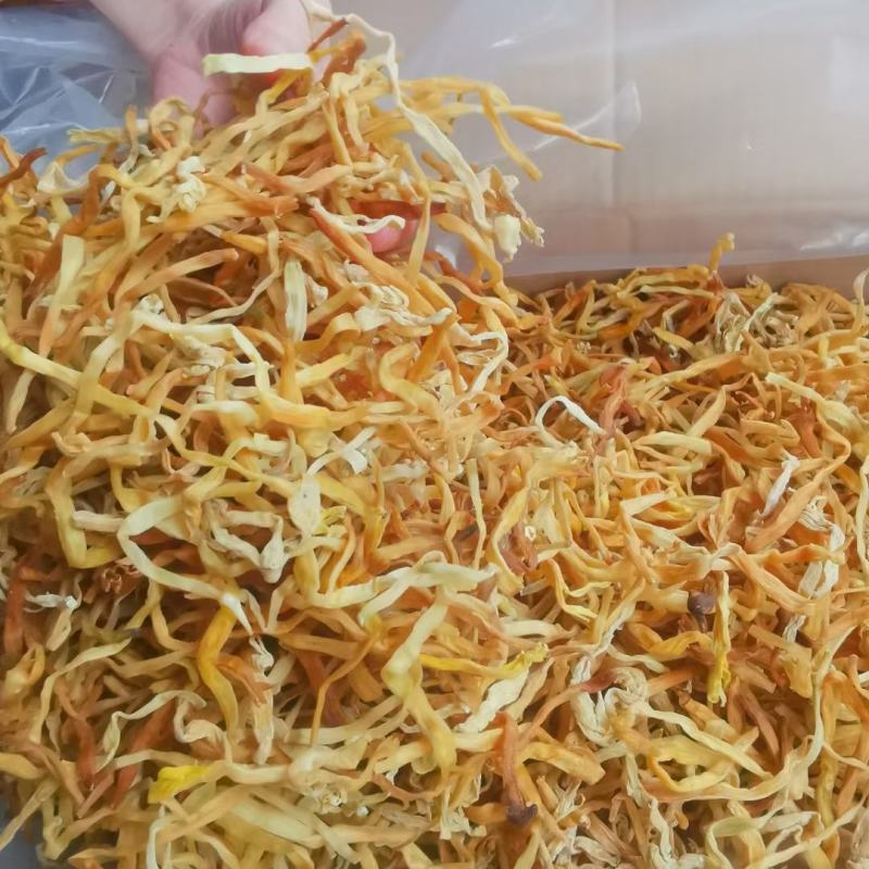 直条黄花菜一件20斤条形好颜色漂亮价格美丽