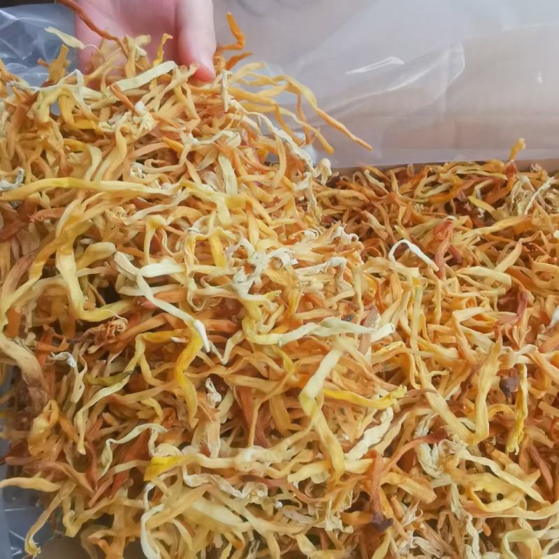 直条黄花菜一件20斤条形好颜色漂亮价格美丽