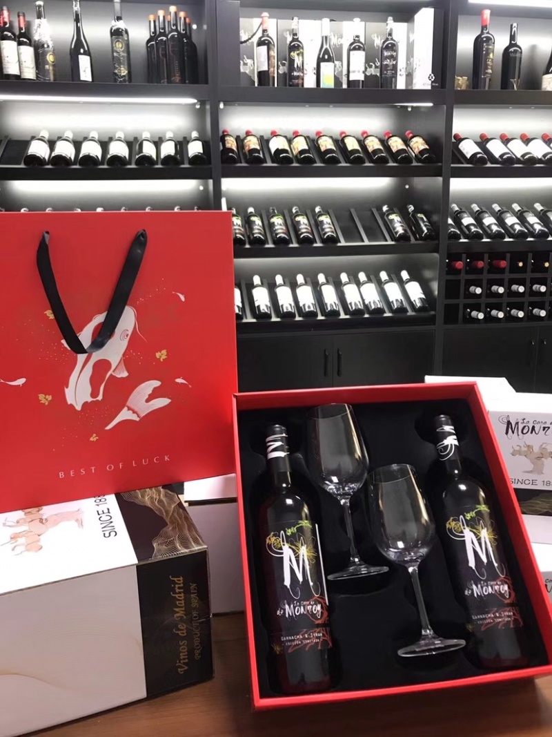 原装进口葡萄酒，西班牙酒庄直采，M干红葡萄酒