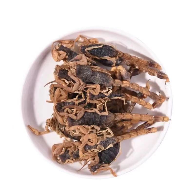 中药材新货清水蝎子干全虫清水全蝎干蝎子盐水蝎子药用食用