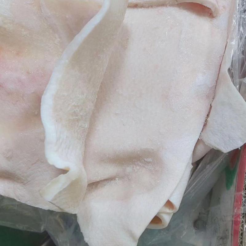 国产猪大皮猪背皮新鲜冷冻猪皮精猪皮高品质干净整张猪肉皮