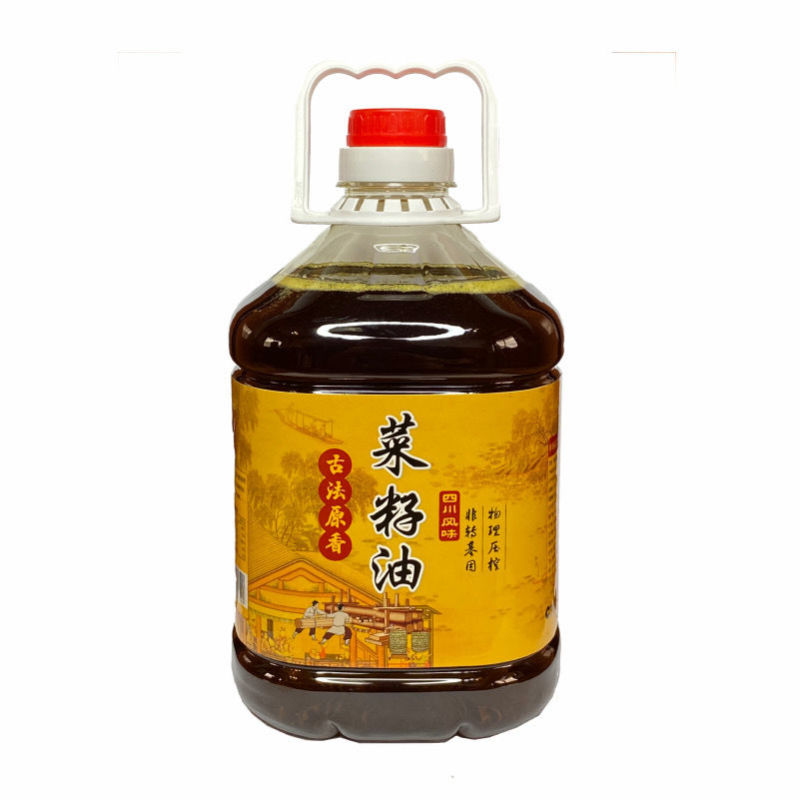 四川菜籽油农家自榨菜籽油非转基因食用油菜籽油