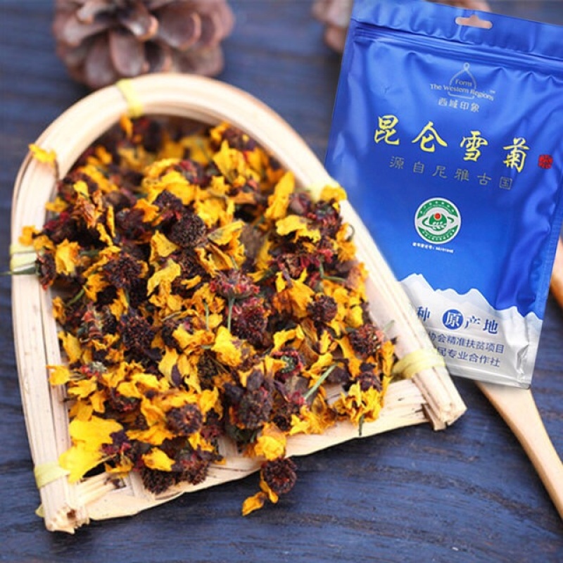 新疆特级昆仑山高山雪菊古法晾晒1.5g*36袋/件
