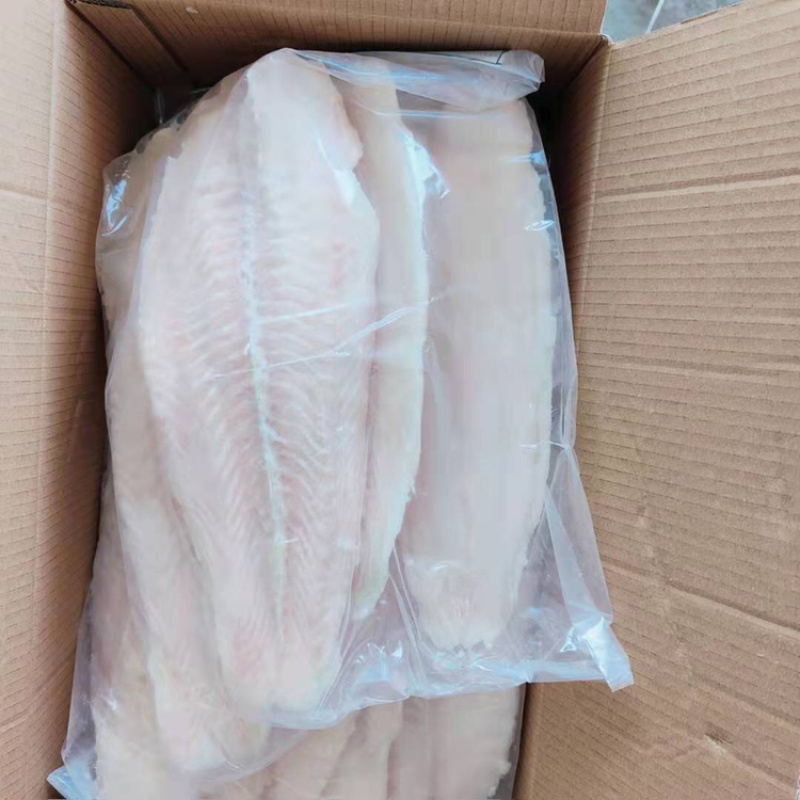 巴沙鱼柳巴沙鱼片去皮纯肉干冰单冻一件20斤