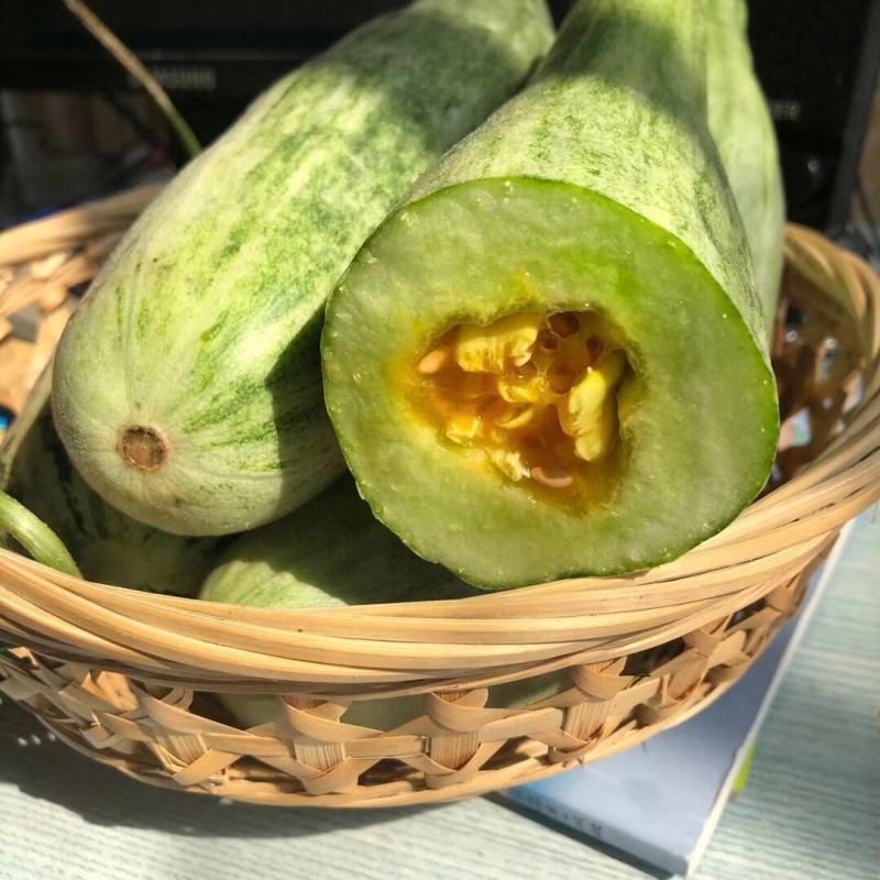 羊角蜜甜瓜3-5斤一件代发包售后对接电商微商团购
