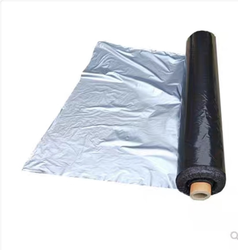 银黑双色反光地膜农用塑料薄膜黑白地膜果树蔬菜覆盖除草保温