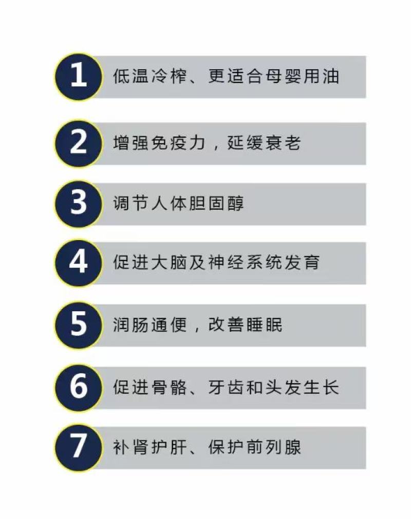 物理冷榨核桃油儿童DHA油有机压榨核桃油
