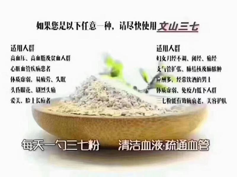 云南文山春三七粉俗称(田七)农户直销价格优惠