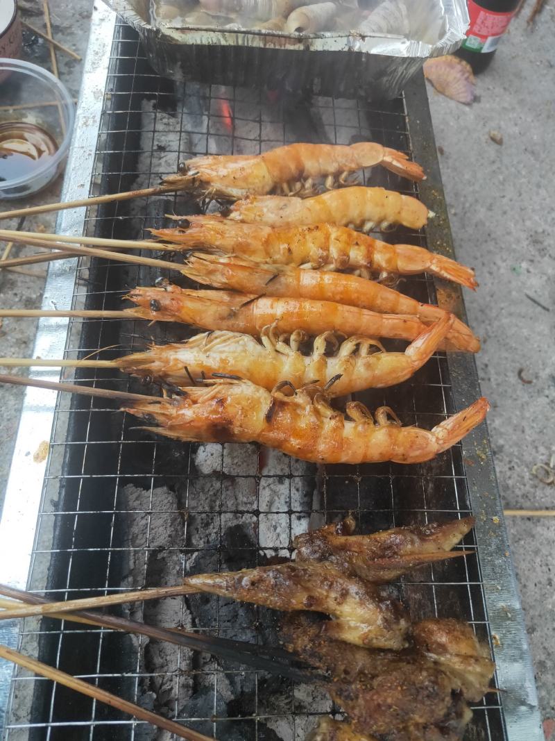 盐冻对虾南美白对虾酒店用虾特大