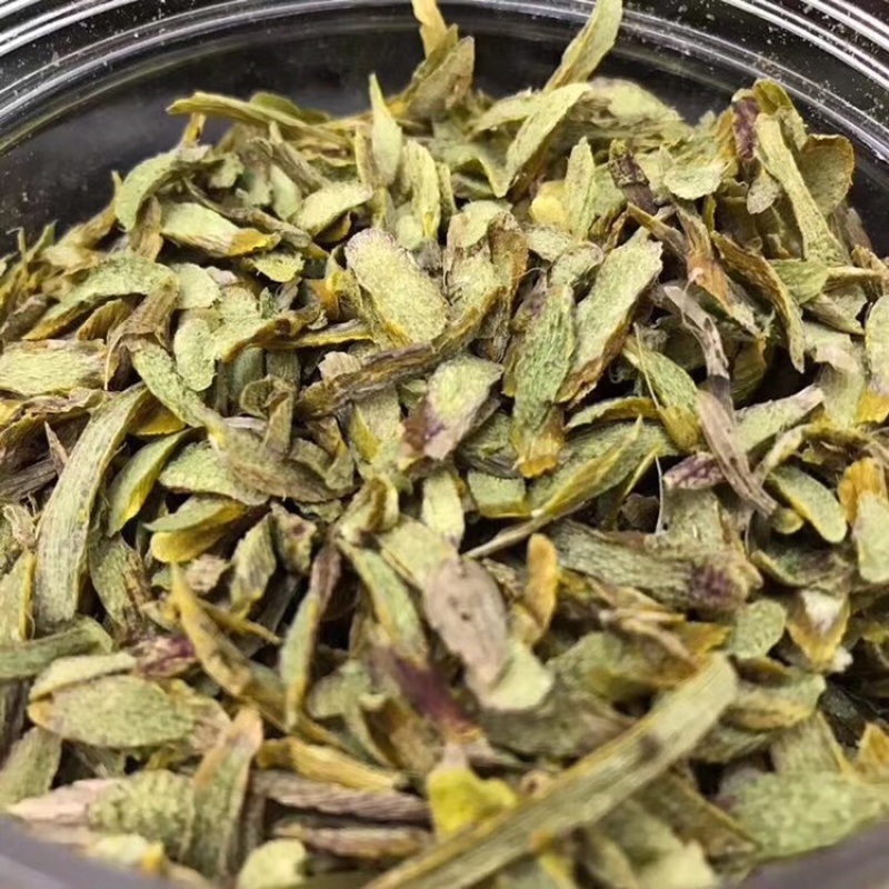 铁皮石斛鲜条切片烘干石斛片雁荡山石斛切片可一件代发