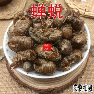 云南中药材蝉蜕蝉衣蝉壳虫蜕虫退知了皮100克