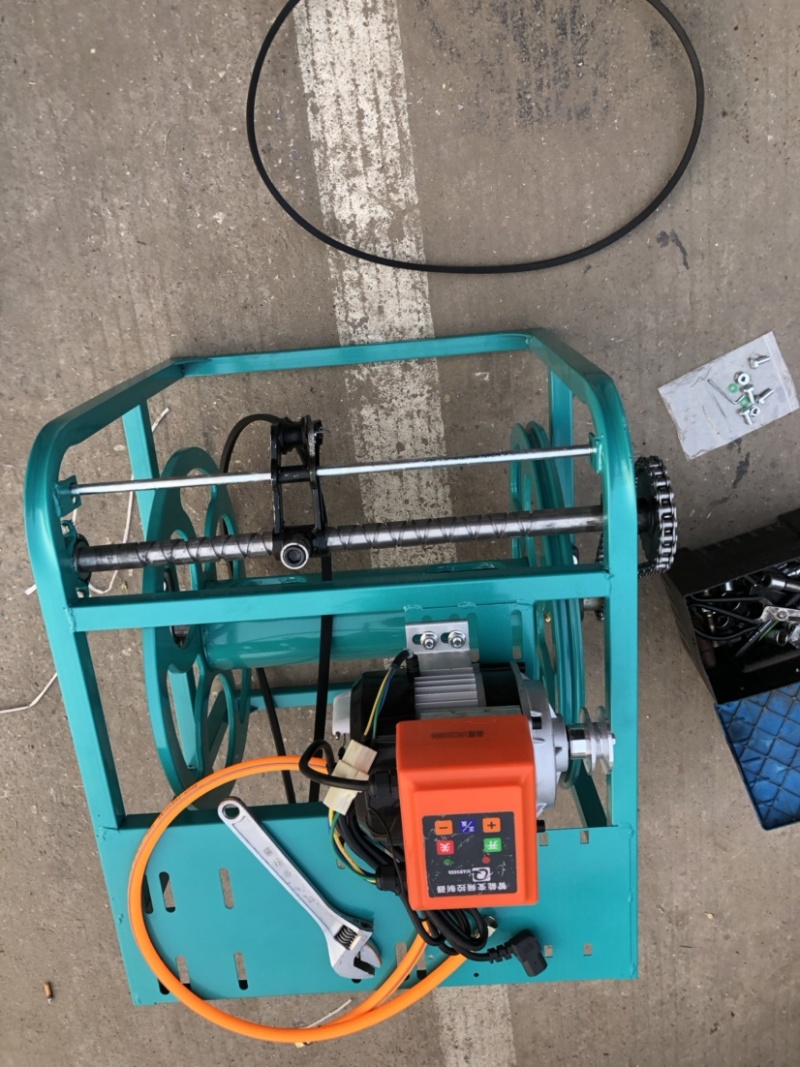 电动排管缠管架遥控电动缠管架48v60v缠管机