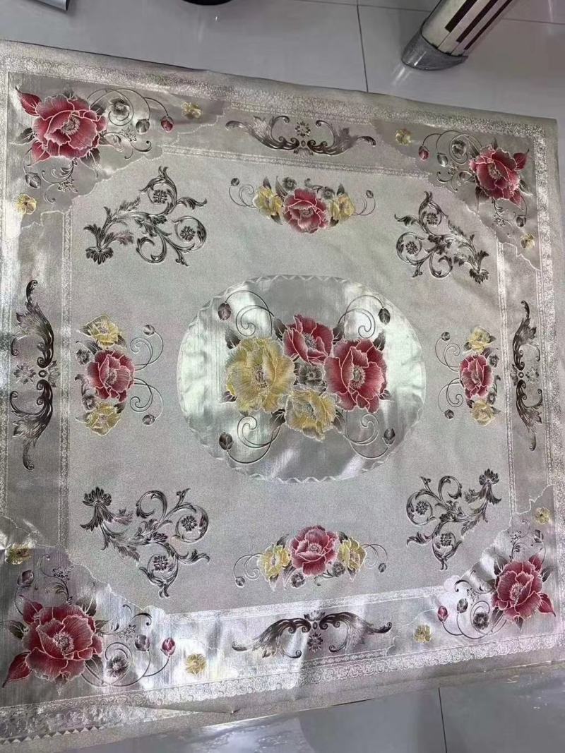 烫金桌布美观易洗方形圆形型号多品种齐1件30张40张两种
