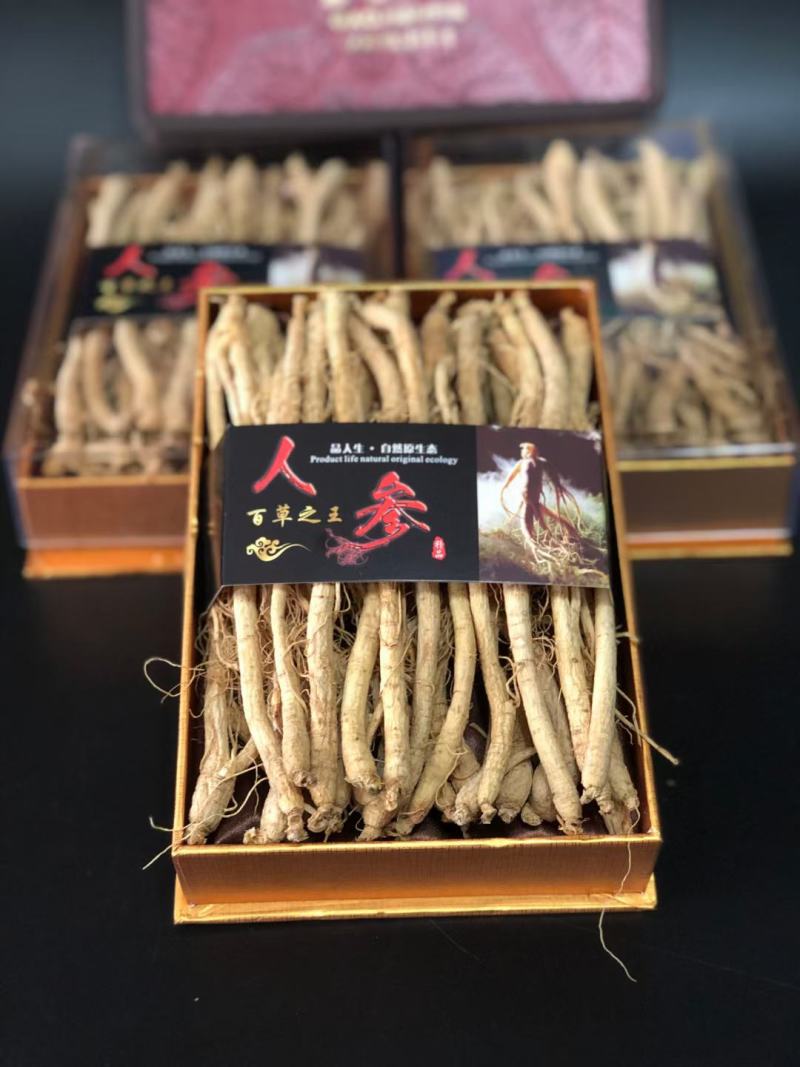 生晒白参，礼盒参，白干参，长白山干参