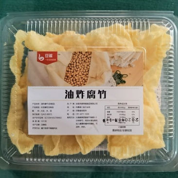 盒装油炸腐竹，盒装素鸡丝