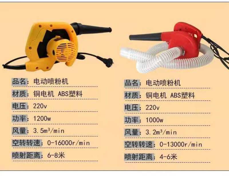 220伏插电式喷粉机电动喷粉器养殖场消毒机手持式打药机