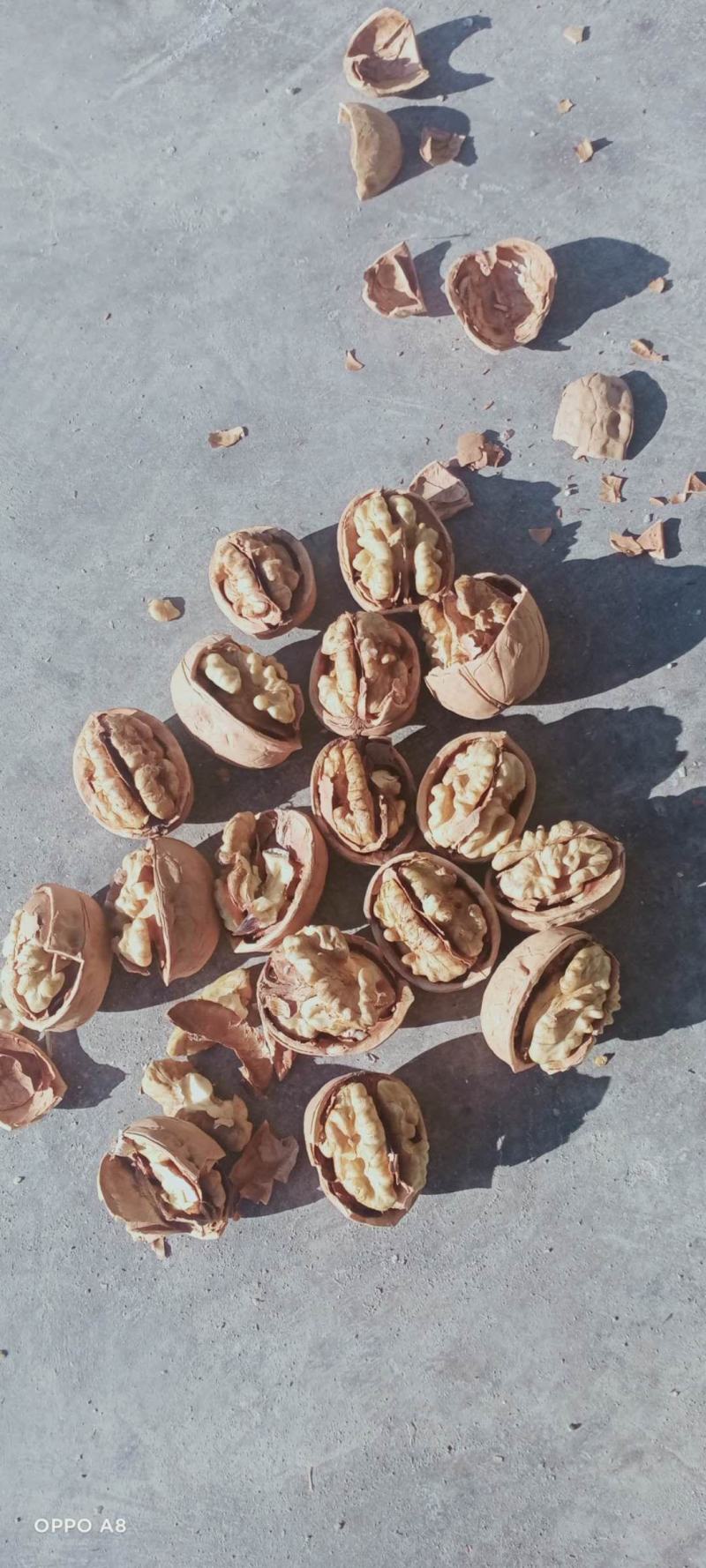 阿克苏薄皮核桃，阿克苏新二核桃，新疆纸皮核桃，产地发货