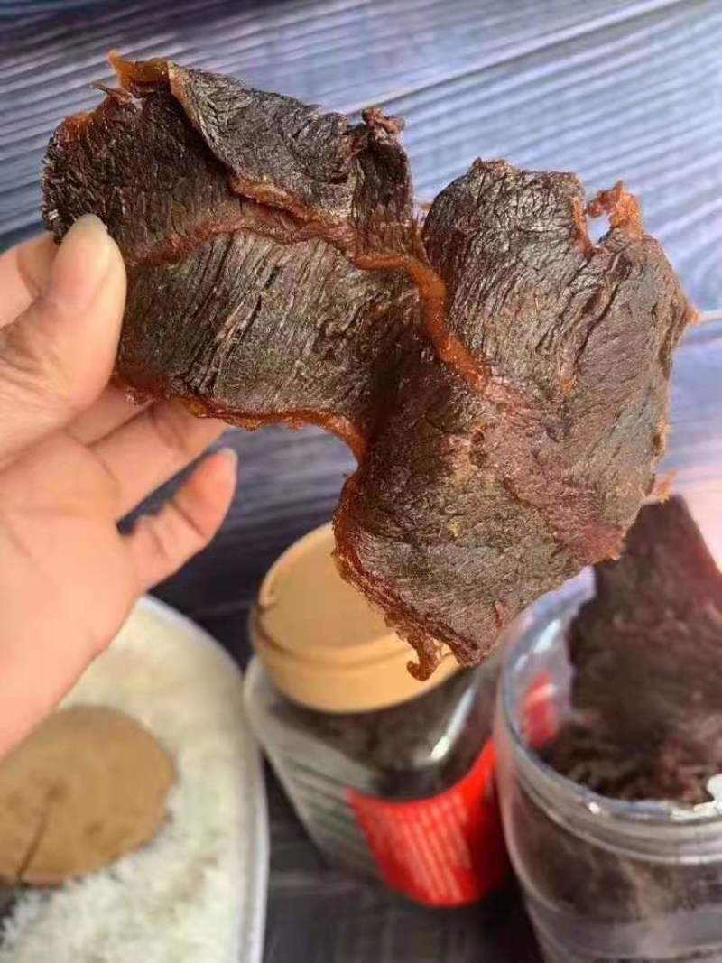 浙江温州特产湖岭阿明手撕牛肉干牛肉片桶装零食小吃500克