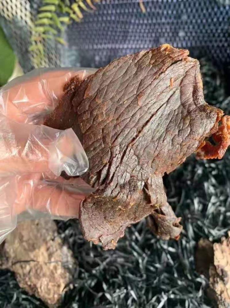浙江温州特产湖岭阿明手撕牛肉干牛肉片桶装零食小吃500克
