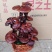 三层灵芝盆景桌面长青植物四季菌种容易养活欢迎咨询