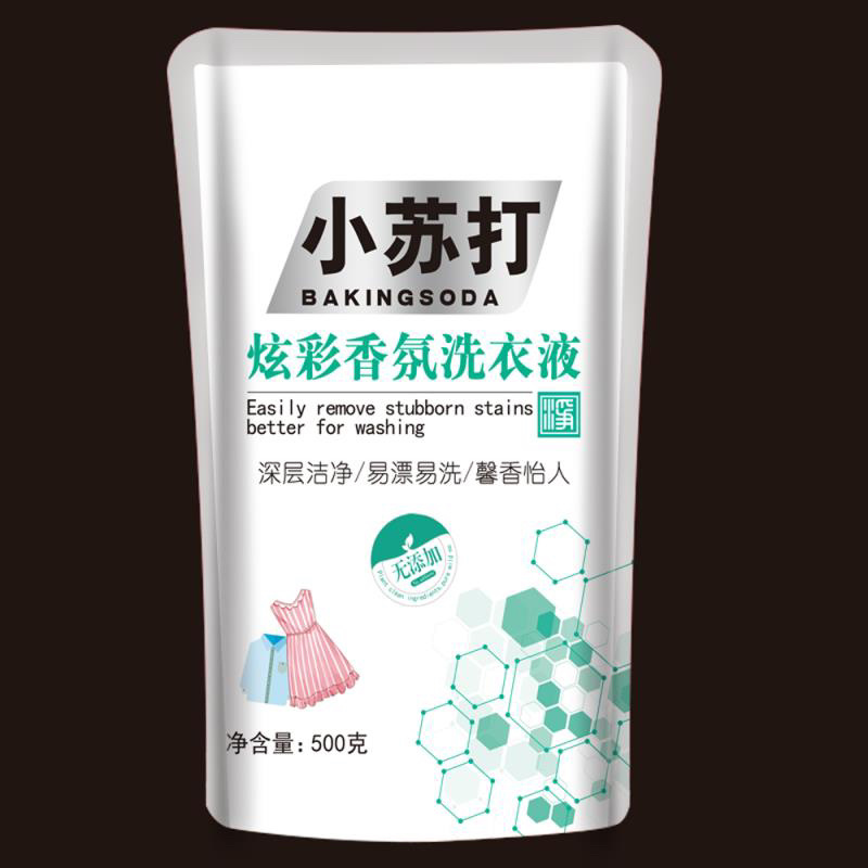 洗衣液袋装500g依宝恋小苏打洗衣液深层洁净