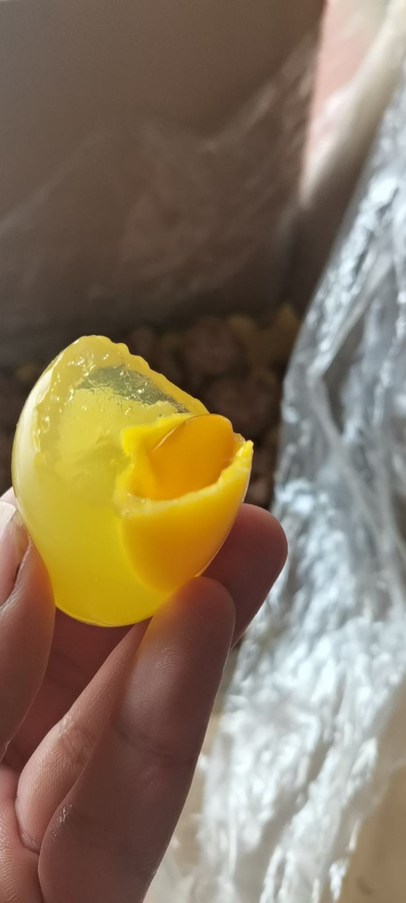 地摊跑量鸡皮蛋糖心谷壳包变蛋厂里批发