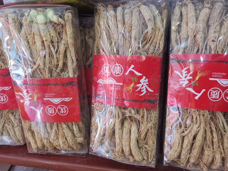 东北人参生晒参无硫净货规格齐全精品人参可供实体店