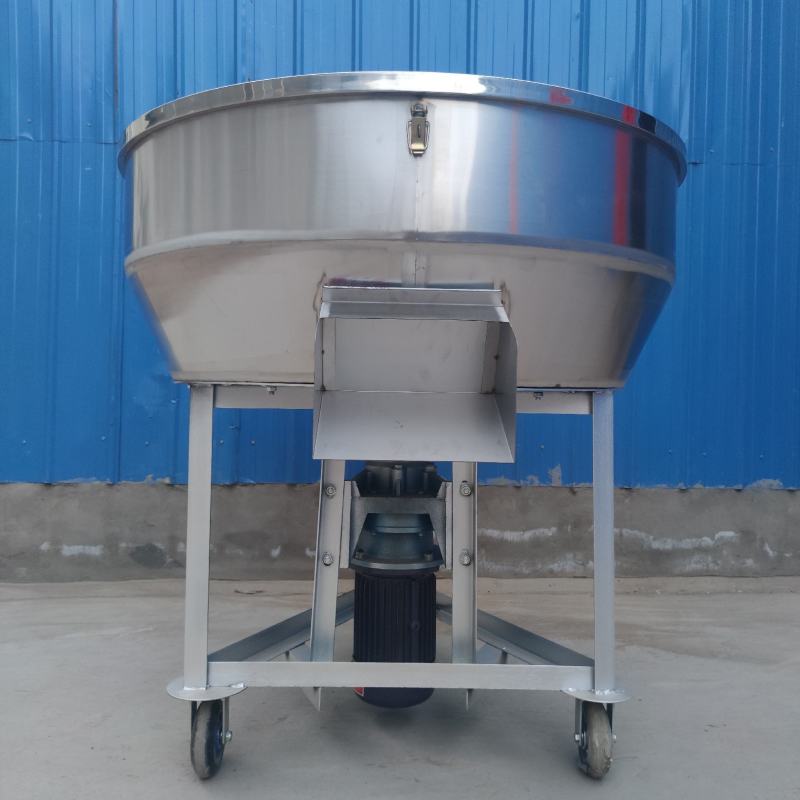 干湿两用饲料搅拌机不锈钢平口搅拌机颗粒碎草混合机