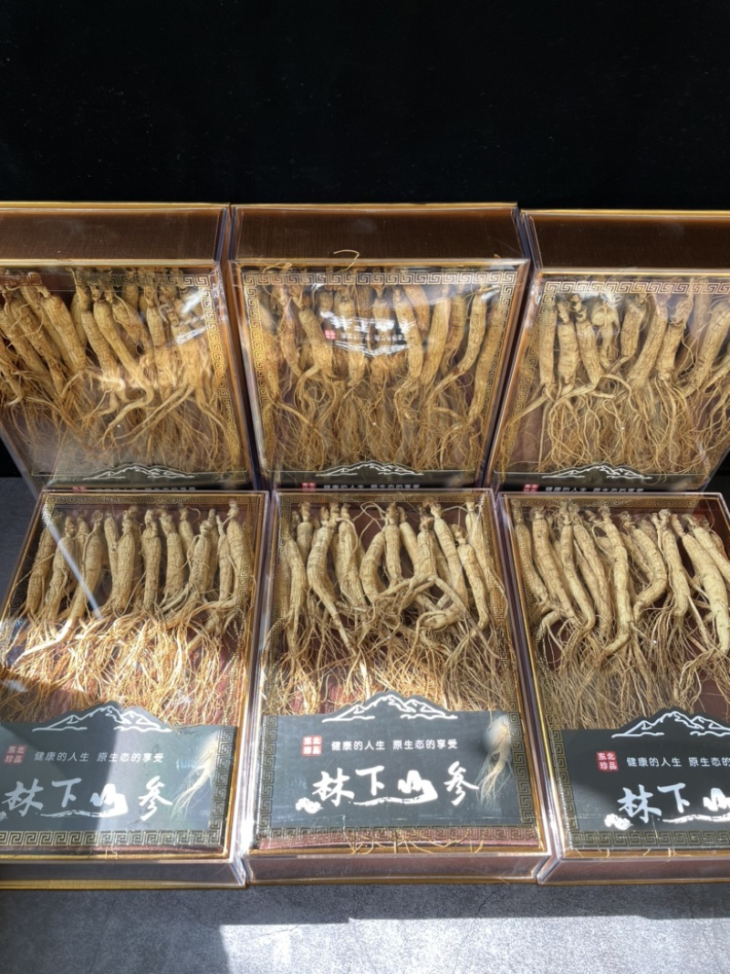 林下参礼盒一盒20支配送精美皮兜煲汤泡水泡酒