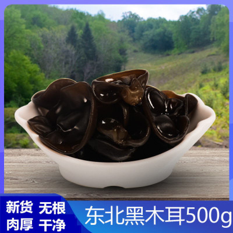 【特级黑木耳保质冲量】东北黑木耳特级肉厚无味产地直供批发