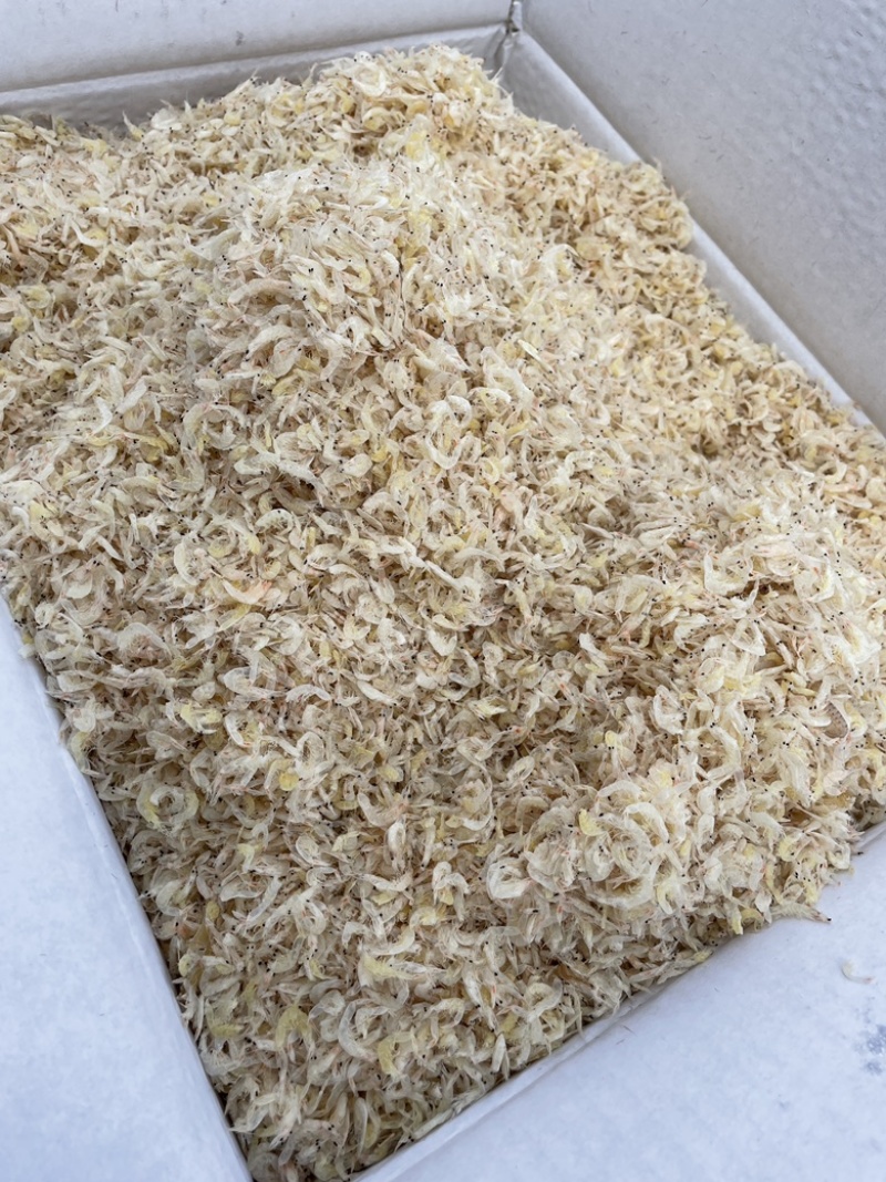 新货淡干虾皮无盐虾干即食虾皮零食水产干货批发