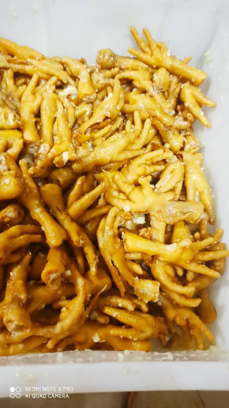 半脱骨蒜香鸡爪（20斤，5斤*4代，鲜鸡爪）