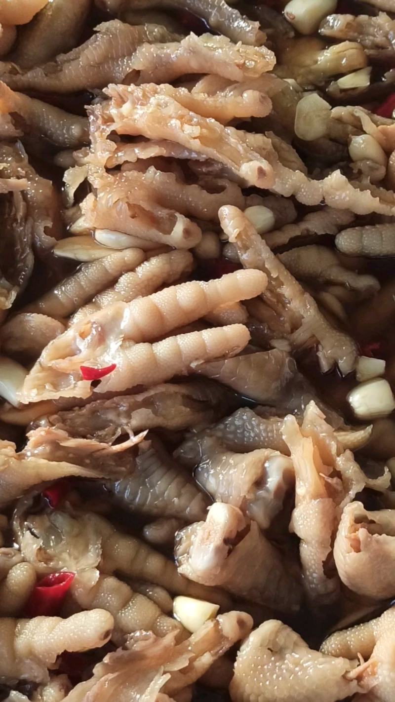 半脱骨蒜香鸡爪（20斤，5斤*4代，鲜鸡爪）