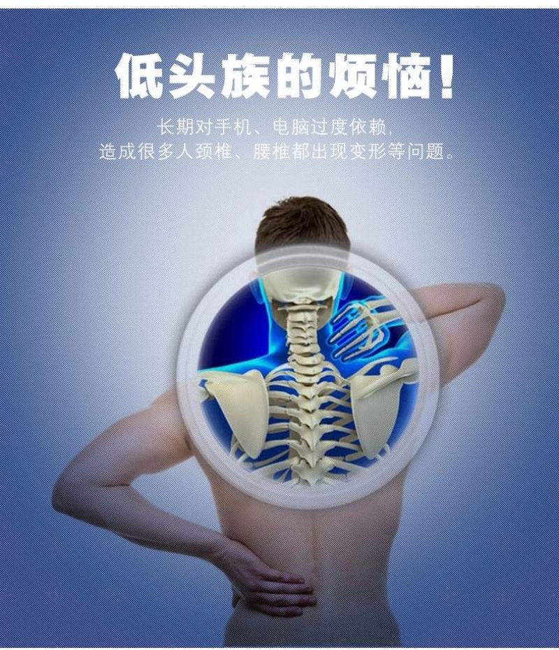 竹子枕头颈椎修复颈椎专用护颈复位实木空心U形半圆柱牵引硬