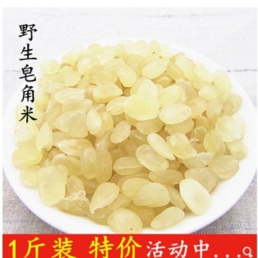 皂角米雪莲子双颊双夹大颗粒产地批发单荚精品