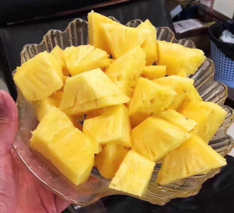 海南台湾精品金钻树上熟特级凤梨口感好顾客回购率高