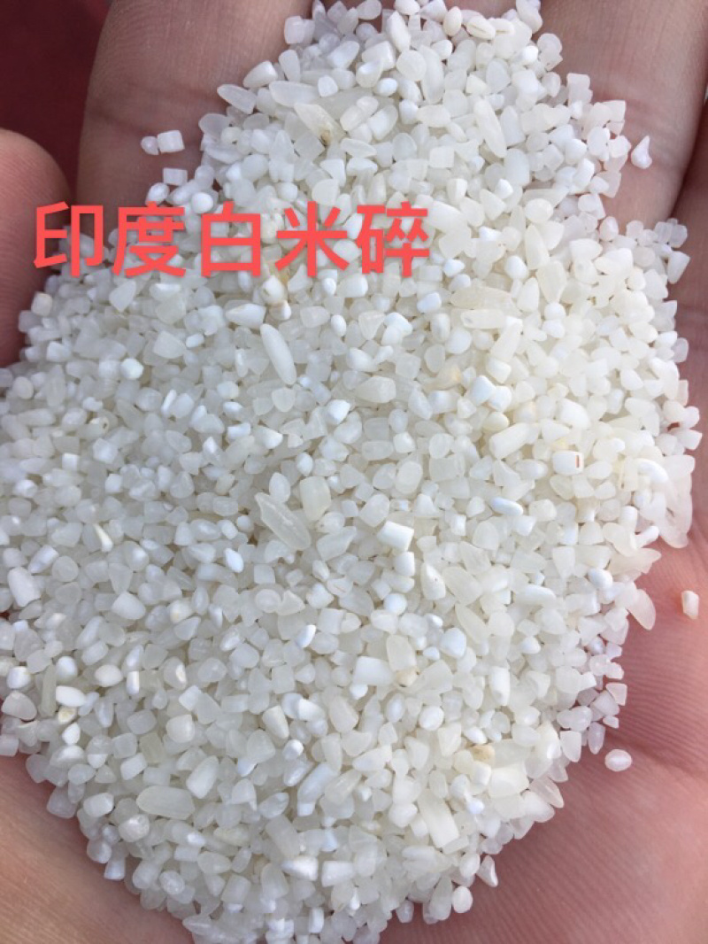 印度白碎米(硬度够硬、如果干净、无杂、没有味道做粉性价比高