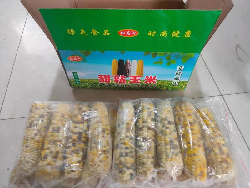 精品甜粘玉米、黄白花均有品种齐全速冻真空包装都有货源充足