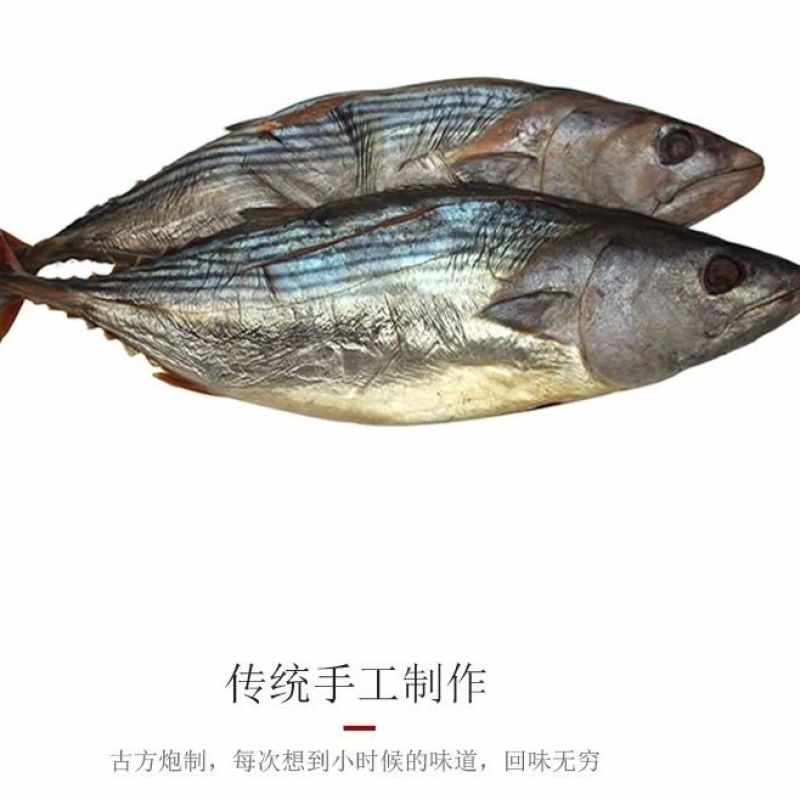 咸鲅鱼花鲅鱼老咸鱼梅香味鱼段糟鱼去头去尾去内脏精品鱼段