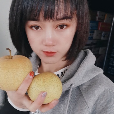 花盖梨个大皮薄脆甜爽口
