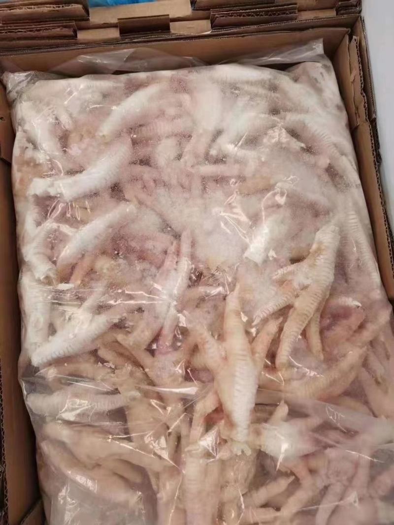 鸡爪，颜色好，个头大，手续齐全，质量保证，联系长期有货！