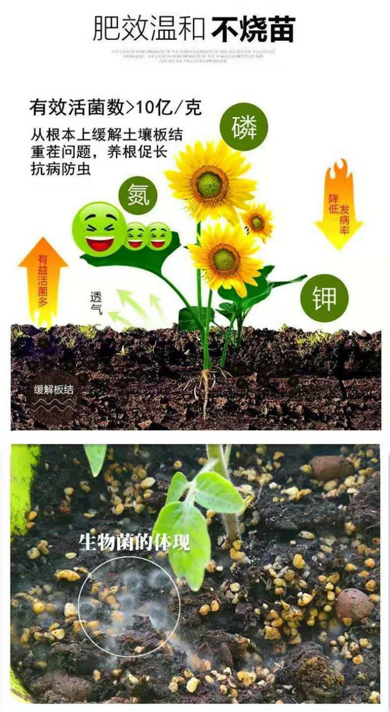 有机肥，有机菌肥，添加微生物菌剂的有机肥料。