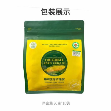 新疆有机玉米方便粥香味浓郁入口细腻300克每袋